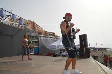 Clases magistrales de Zumba y Body Combat en Melenara (Foto TA)